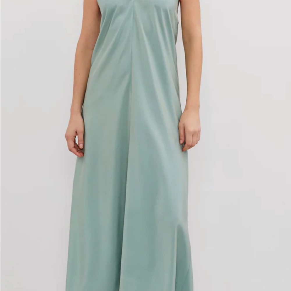Elegant Knot Meck Jumpsuit in Mint
